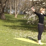 Yoga i Botaniska trädgården